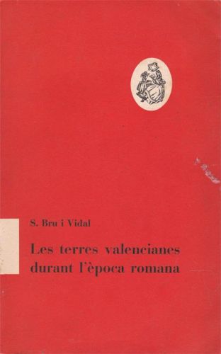 Portada del libro de LES TERRES VALENCIANES DURANT L'EPOCA ROMANA