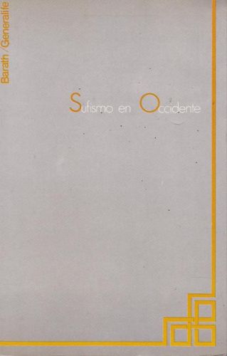 Portada del libro de SUFISMO EN OCCIDENTE