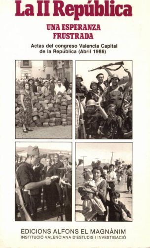 Portada del libro de LA II REPUBLICA. UNA ESPERANZA FRUSTRADA