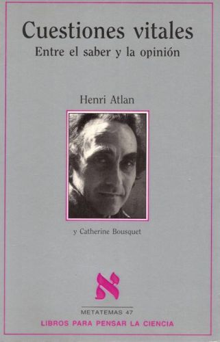 Portada del libro de CUESTIONES VITALES. ENTRE EL SABER Y LA OPINION