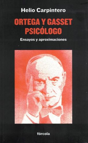 Portada del libro de ORTEGA Y GASSET PSICOLOGO