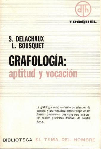 Portada del libro de GRAFOLOGIA: APTITUD Y VOCACION