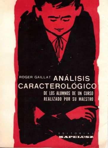 Portada del libro de ANALISIS CARACTEROLOGICO