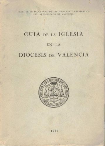 Portada del libro de GUIA DE LA IGLESIA EN LA DIOCESIS DE VALENCIA
