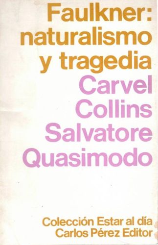 Portada del libro de FAULKNER: NATURALISMO Y TRAGEDIA