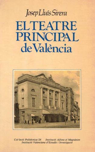 Portada del libro de EL TEATRE PRINCIPAL DE VALENCIA