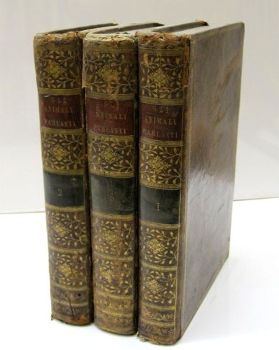 Portada del libro de GLI ANIMALI PARLANTI, POEMA EPICO.