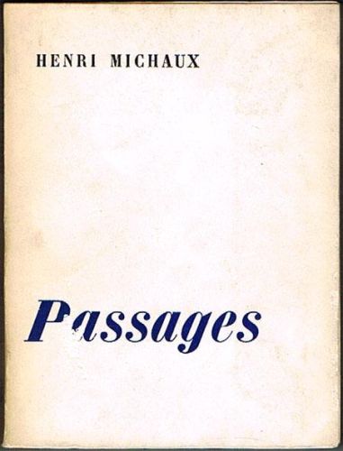 Portada del libro de PASSAGES (1937-1963).