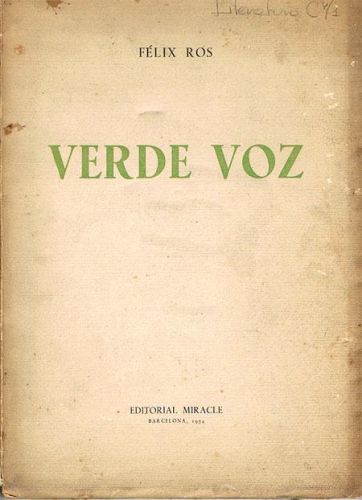Book cover from VERDE VOZ.