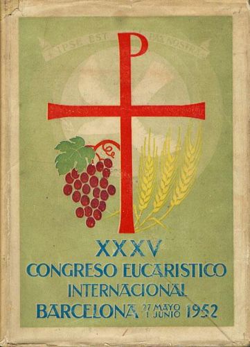 Portada del libro de XXXV CONGRESO EUCARÍSTICO INTERNACIONAL. La Eucaristía y la Paz. Crónica gráfica.
