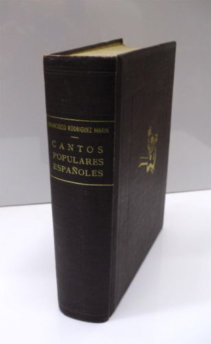 Portada del libro de CANTOS POPULARES ESPAÑOLES.