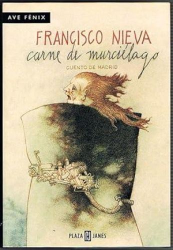 Portada del libro de CARNE DE MURCIÉLAGO. Cuento de Madrid.