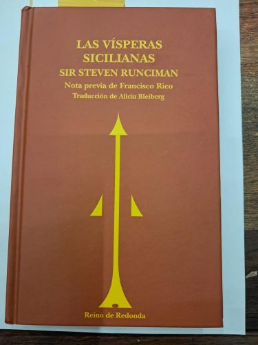 Portada del libro de LAS VISPERAS SICILIANAS UNA HISTORIA DEL MUNDO MEDITERRANEO A FINALES DEL SIGLO XIII