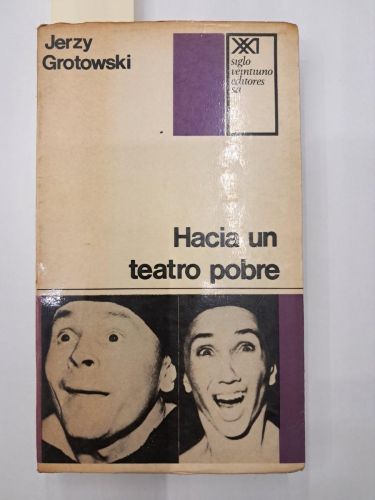 Portada del libro de HACIA UN TEATRO POBRE 