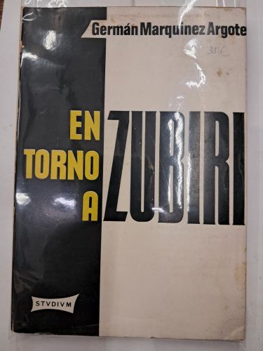 EN TORNO A ZUBIRI 