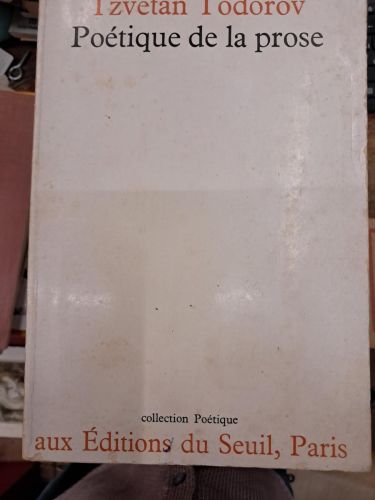 Portada del libro de POETIQUE DE LA PROSE 