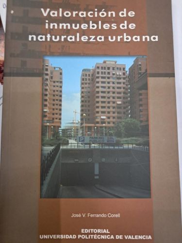 Portada del libro de VALORACION DE INMUEBLES DE NATURALEZA URBANA 