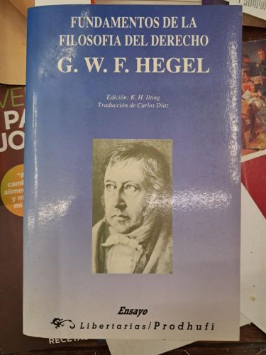 Portada del libro de FUNDAMENTOS DE LA FILOSOFIA DEL DERECHO 