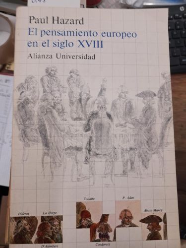 Portada del libro de EL PENSAMIENTO EUROPEO EN EL SIGLO XVIII