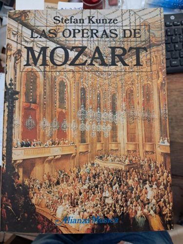 Portada del libro de LAS OPERAS DE MOZART