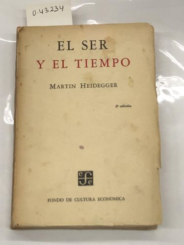 EL SER Y EL TIEMPO