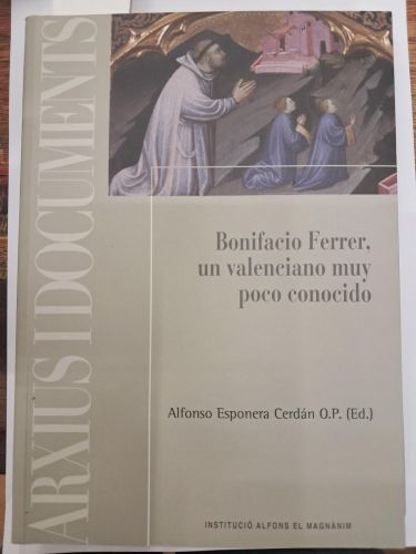 Portada del libro de BONIFACIO FERRER, UN VALENCIANO MUY POCO CONOCIDO 