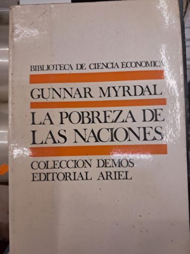 Portada del libro de LA POBREZA DE LAS NACIONES 