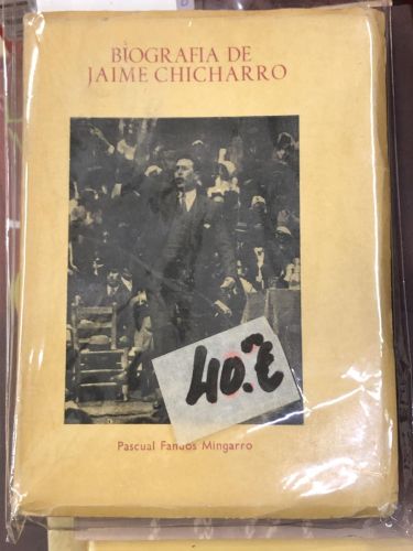 Portada del libro de BIOGRAFIA DE JAIME CHICHARRO 