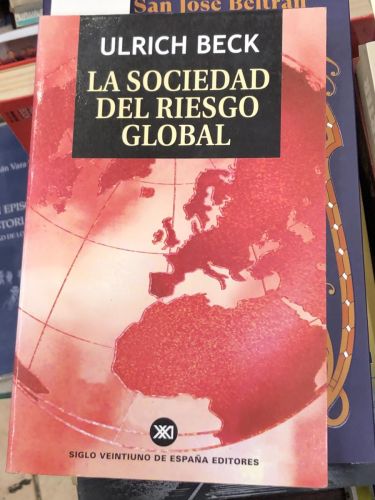 Portada del libro de LA SOCIEDAD DEL RIESGO GLOBAL 