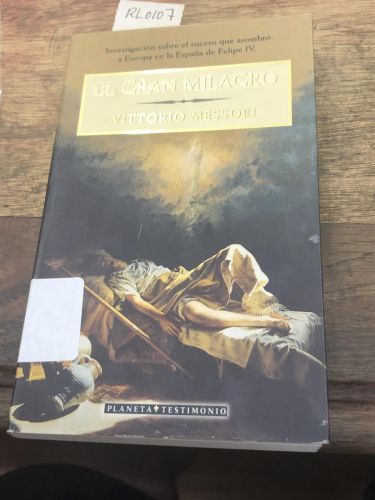 Portada del libro de EL GRAN MILAGRO 